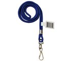 C-Line Products Standard Lanyard, Swivel Hook, Blue Set of 24, 24PK 89315-PK